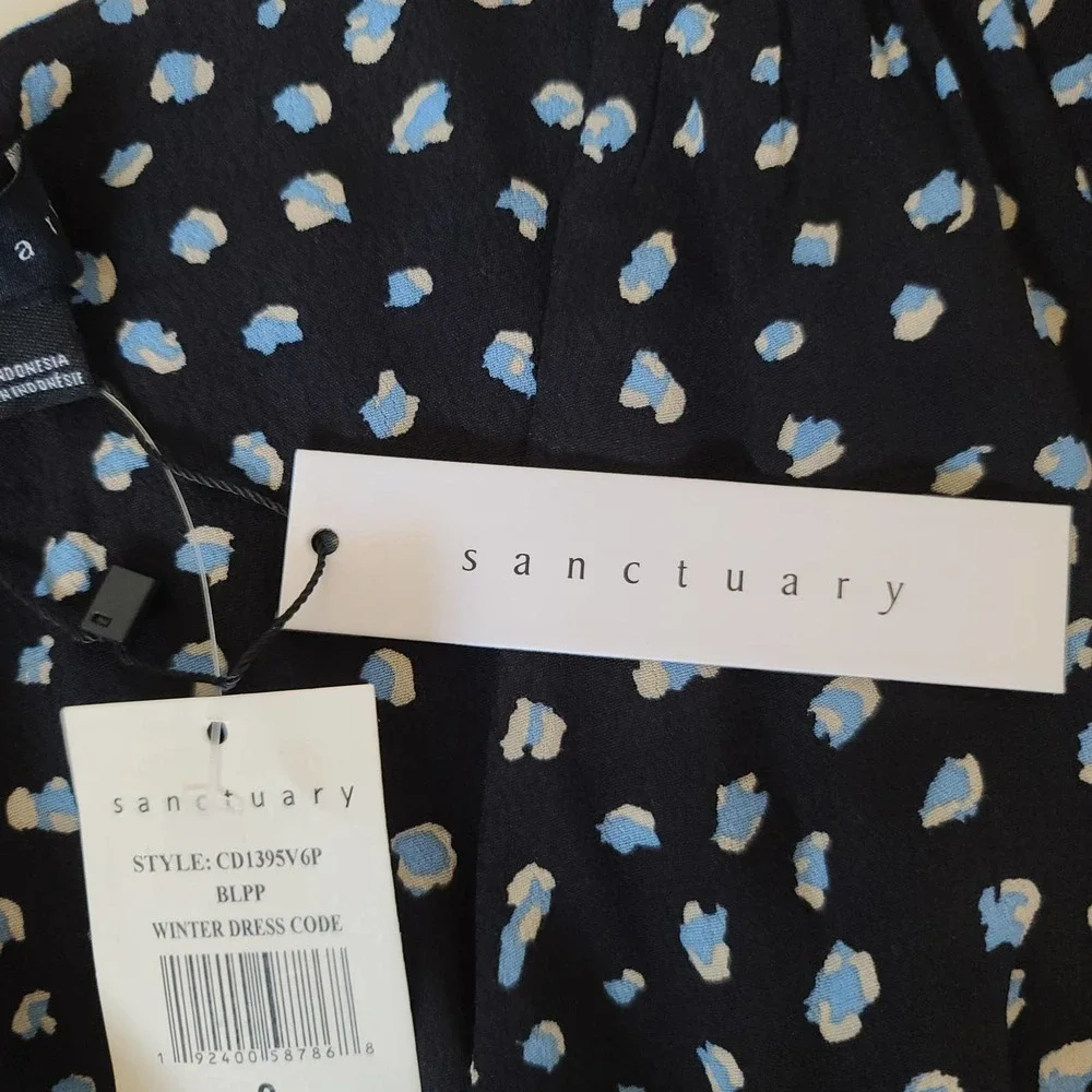 Sanctuary Niki Long Sleeve Smocked Midi Dress 2 - Picture 15 of 15
